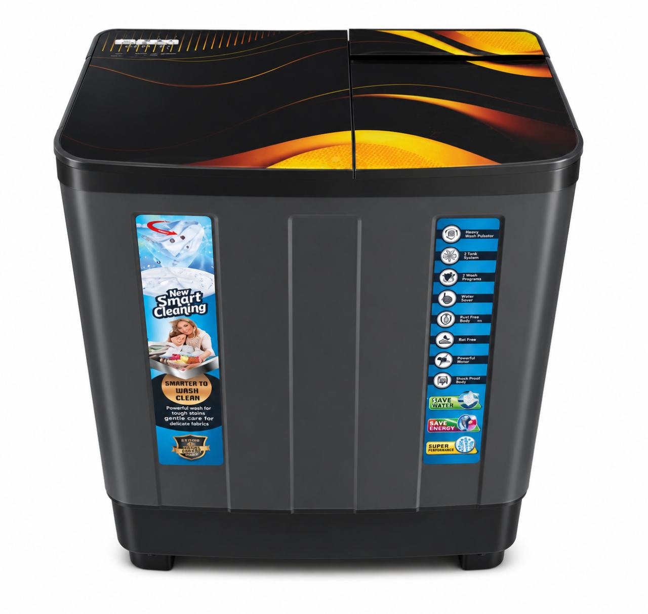 PHX Pride 9,5 kg Semi Automatic Washing Machine