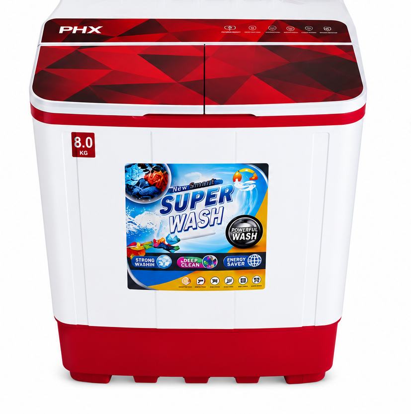PHX Pride Aqua 8 Kg Semi Automatic Washing Machine